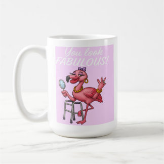 Golden Glam Flamingo Coffee Mug
