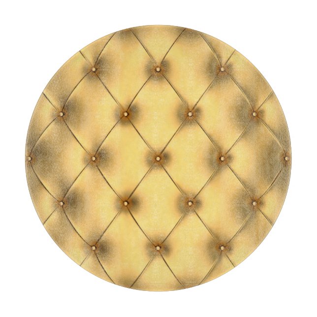 Golden Glamour: Luxurious Interior Decor. Cutting Board (Front)
