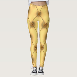 Golden Glamour: Luxurious Interior Decor. Leggings