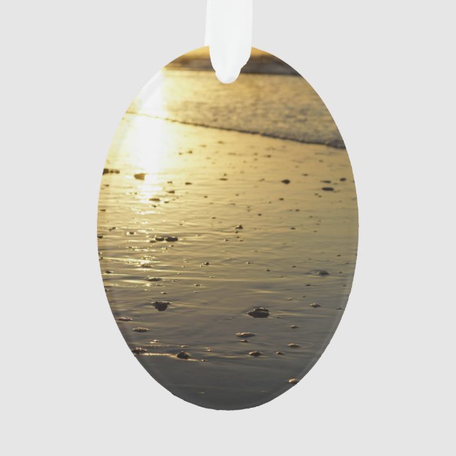 Golden Glassy Sand Ornament (Back)