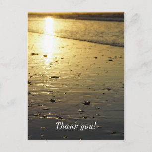 Golden Glassy Sand Postcard