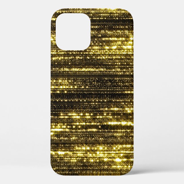 Golden Glitter: Bokeh Particles Background Case-Mate iPhone Case (Back)