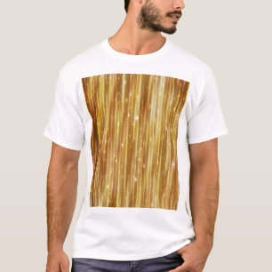 Golden Glitter: Bright Abstract Background. T-Shirt