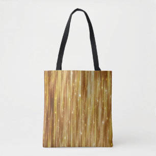 Golden Glitter: Bright Abstract Background. Tote Bag
