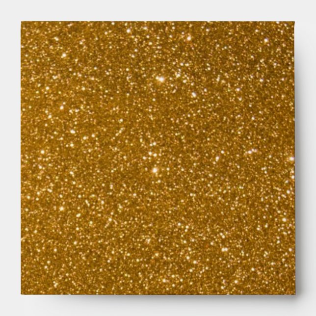 Golden glitter envelope (Front)