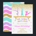 Golden Glitter Gymnastic Kids Birthday Invitation<br><div class="desc">Golden Glitter Gymnastic Kids Birthday Invitation,  Glitter Gymnastic Birthday Invitation,  Golden Girls Gymnastic Invite,  Glitter Gymnastic Birthday Invite,  Flip tumble Jump Gymnastic,  Digital Flip Tumble Jump Gymnastic Invitation,  Digital Glitter Gymnastic Invite,  Instant Download Gymnastic Invite,  Gymnastic Party Invitation,  Gymnastic Party Invite</div>