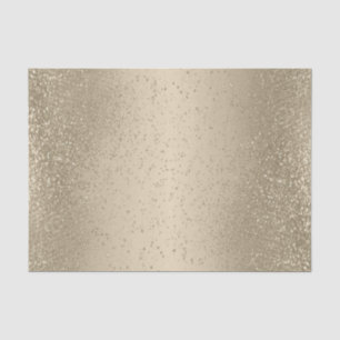 Golden Glitter on Gradient Background  Tissue Paper