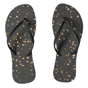 Golden Glitter Sparkles Jandals