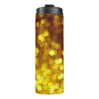 golden glitter texture christmas abstract backgrou thermal tumbler