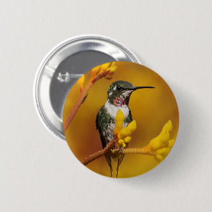 Golden Glow 6 Cm Round Badge