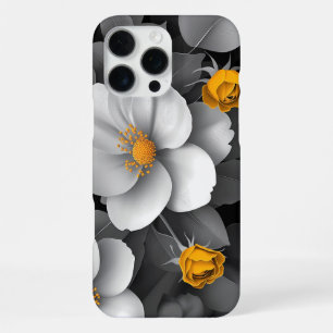 Golden Glow Blooms iPhone 16 Pro Max Case