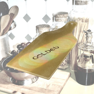 Golden Glow Bronze Glass Cutting Board