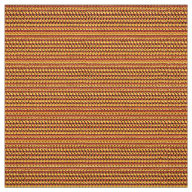Golden Glow Brown Wicker Geometric Pattern Fabric (Swatch)