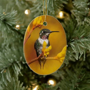 Golden Glow Ceramic Tree Decoration