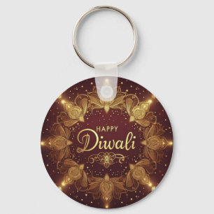 Golden Glow Diwali  Key Ring