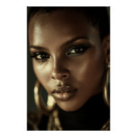 Golden Glow Melanin Fierce Portrait