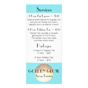 Golden Glow Rack Card
