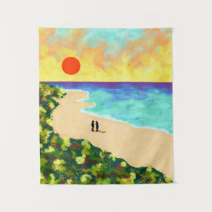 Golden Glow Tapestry