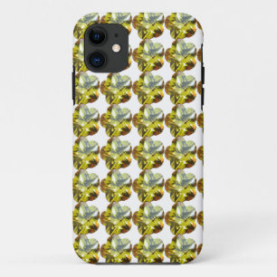 Golden Glow – Yellow Gemstone Flower Design Case-Mate iPhone Case