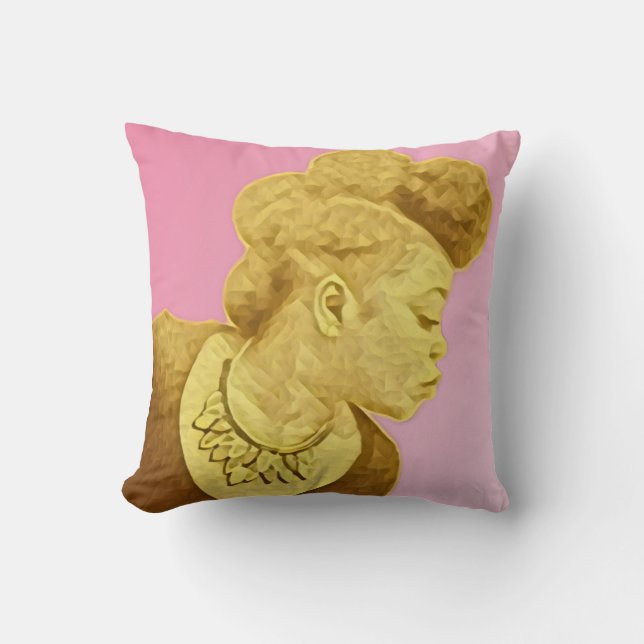 Golden Goddess Cushion (Front)