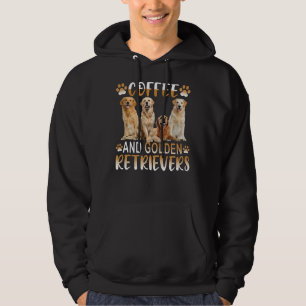 Golden Golden Retriever Dog Coffee Hoodie