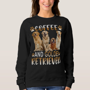 Golden Golden Retriever Dog Coffee Sweatshirt