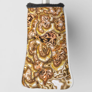 GOLDEN GOLF HEAD COVER