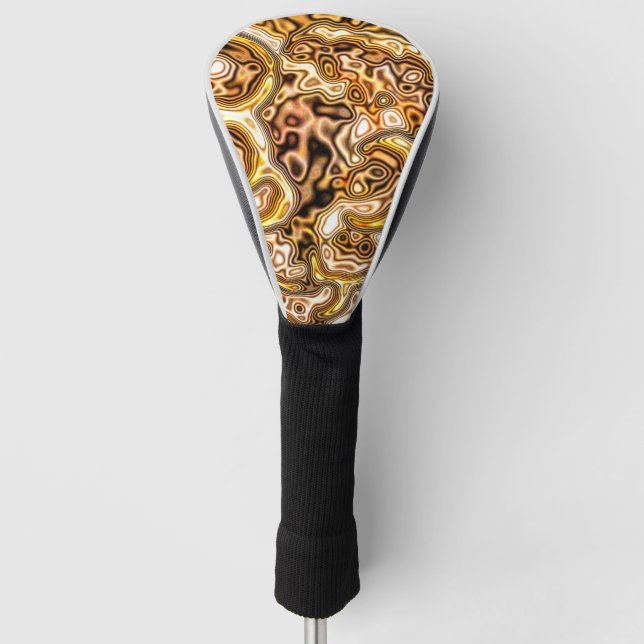 GOLDEN GOLF HEAD COVER (Front)