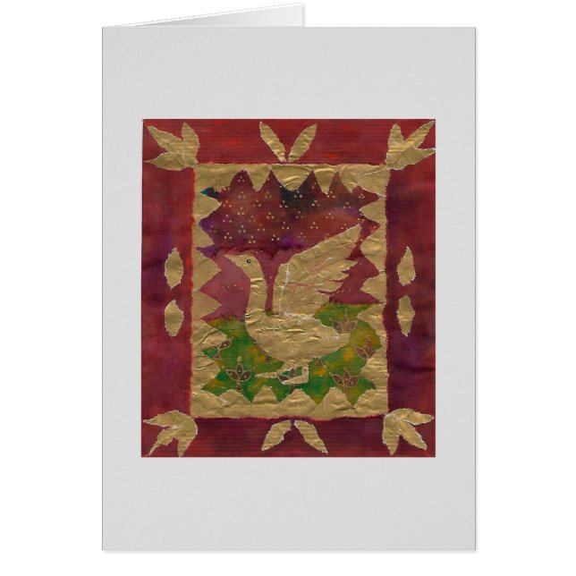 Golden goose Christmas card (Front)