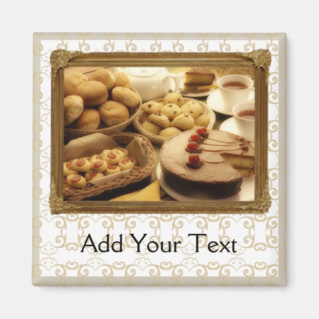 Golden Grace Desserts Magnet (Front)