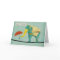 Golden Graceful Elephant Birthday  Card