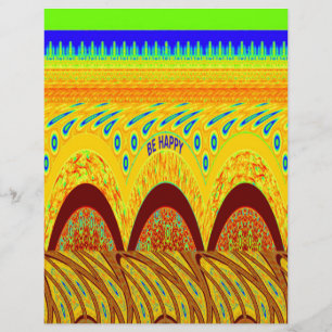 Golden green African Traditional Colour