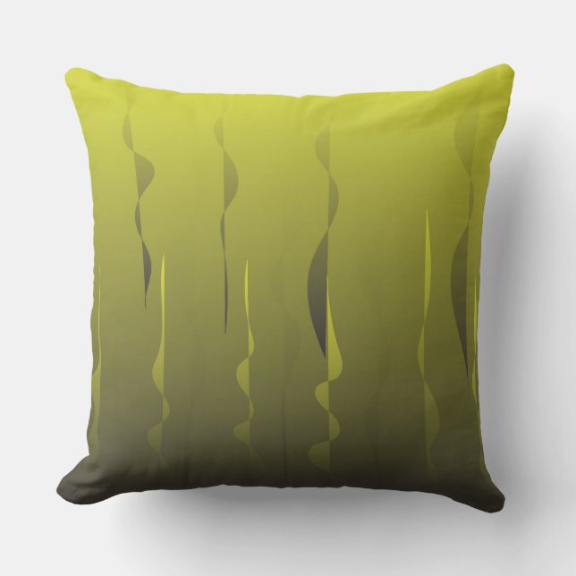 golden green cushion (Front)