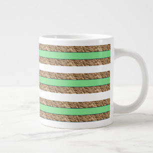 Golden Green Large Coffee Mug