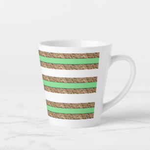 Golden Green  Latte Mug