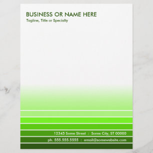 golden green swatch letterhead design