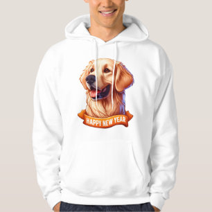 Golden Grin Tongue Out for a Happy New Year! Class Hoodie