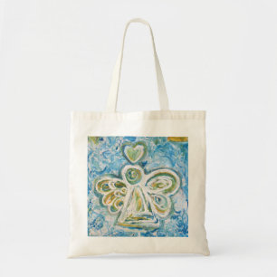 Golden Guardian Angel Art Tote Bag