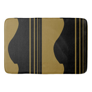 Golden Guitar Bath Mat