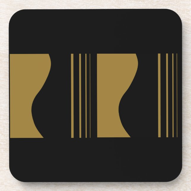 Golden Guitar Coaster (Front)