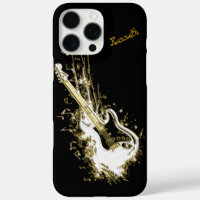 Golden Guitar Sparks Musical Magic