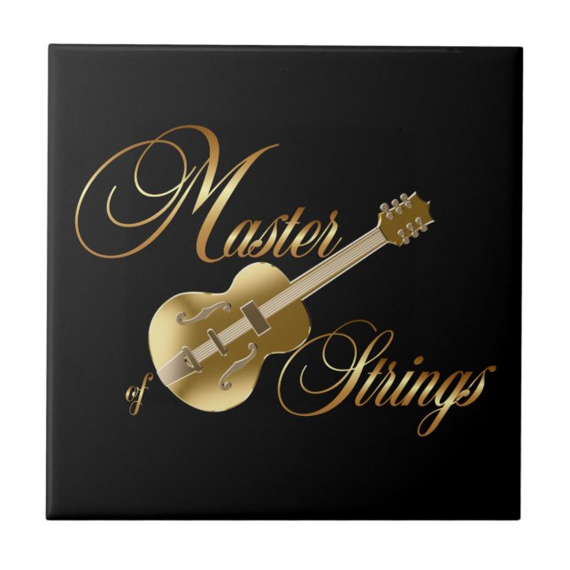 Golden guitar tile (Front)