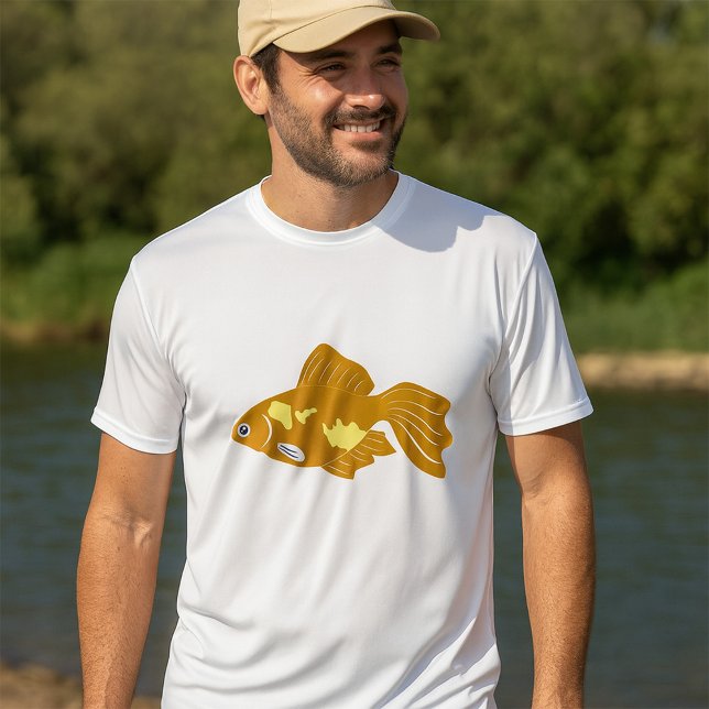 Golden Guppy Fish Cute Tropical Aquarium Fish  T-Shirt (Creator Uploaded)