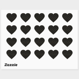 Golden Half Moon Fairy Tale Magic Dark Night Heart Sticker