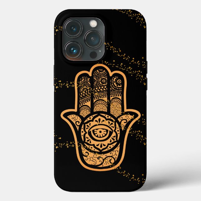 Golden Hamsa Hand Case-Mate iPhone Case (Back)