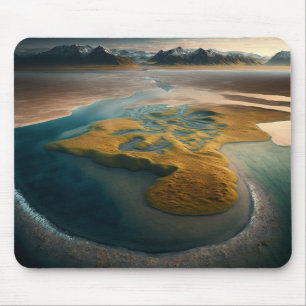 Golden Harmony Mouse Pad