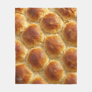 Golden Harmony – Soft & Warm Bread Texture Art Fleece Blanket