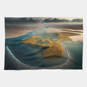 Golden Harmony Tea Towel