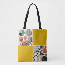 Golden Harmony Tote Bag