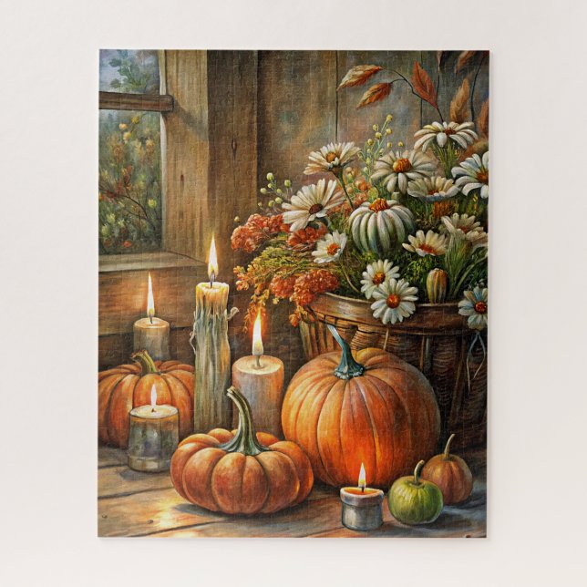 Golden Harvest Puzzle (Vertical)